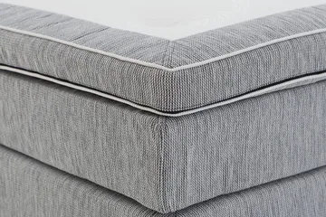 Charleston Komplett Sengepakke 120x200 Lysegrå - Møbler - Senger - Kontinentalsenger