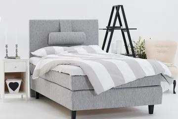 Charleston Komplett Sengepakke 120x200 Lysegrå - Møbler - Senger - Kontinentalsenger
