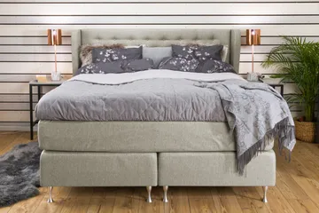 Cloud Komplett Sengepakke 160x200 - Beige - Møbler - Senger - Kontinentalsenger