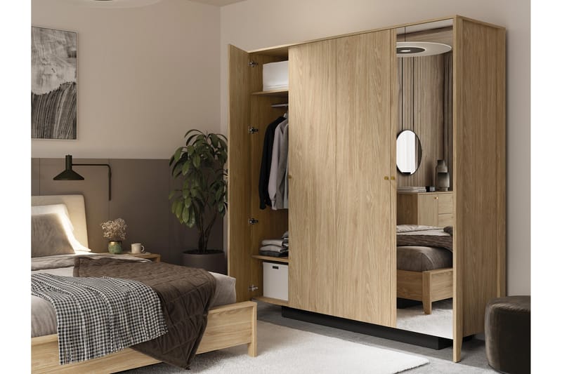 Cocorna Møbelsett For Soverom - Beige - Møbler - Senger - Møbelsett til soverom