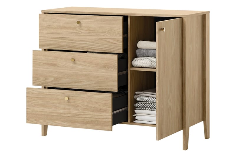 Cocorna Møbelsett For Soverom - Beige - Møbler - Senger - Møbelsett til soverom