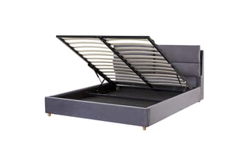 Daxxon Sengramme 160x200 cm - Grå - Møbler - Senger - Senger med oppbevaring