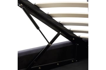 Daxxon Sengramme 160x200 cm - Grå - Møbler - Senger - Senger med oppbevaring