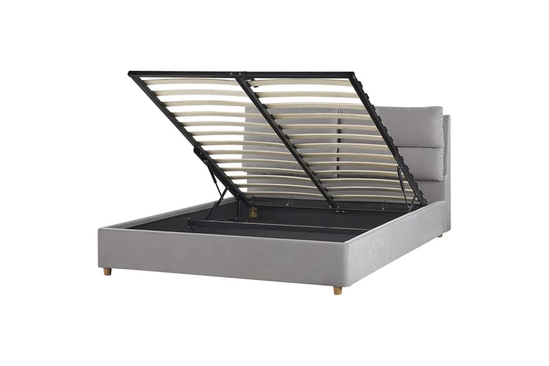 Daxxon Sengramme 160x200 cm - Grå - Møbler - Senger - Senger med oppbevaring