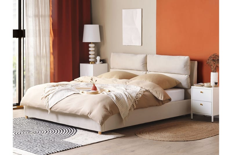 Daxxon Sengramme 180x200 cm - Beige - Møbler - Senger - Senger med oppbevaring