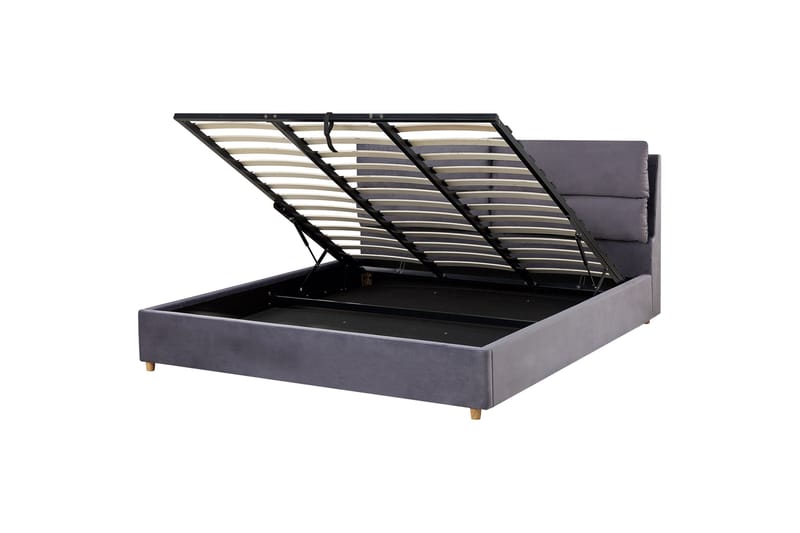 Daxxon Sengramme 180x200 cm - Grå - Møbler - Senger - Senger med oppbevaring