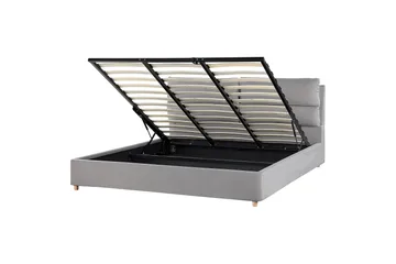 Daxxon Sengramme 180x200 cm - Lys grå - Møbler - Senger - Senger med oppbevaring