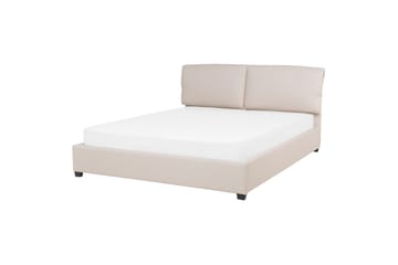 Deagan Vannseng 160x200 cm - Beige/Mørkt tre - Møbler - Senger - Vannsenger