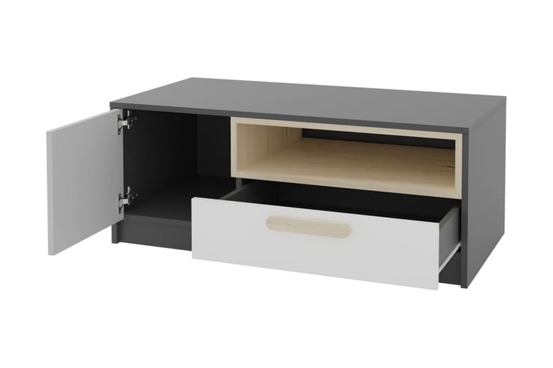 Dekona Møbelsett For Soverom - Grå/Hvit - Møbler - Senger - Møbelsett til soverom