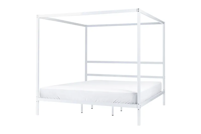 Denaya Himmelsseng 180x200 cm - Hvit - Møbler - Senger - Himmelseng