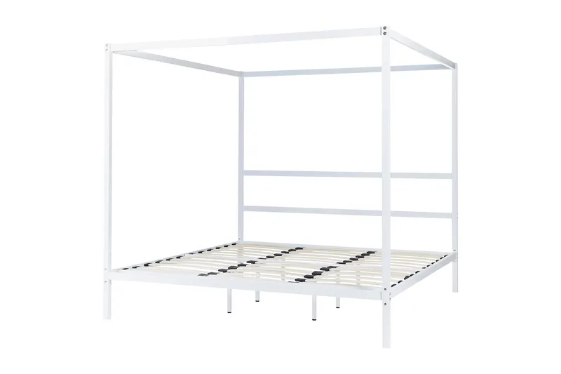 Denaya Himmelsseng 180x200 cm - Hvit - Møbler - Senger - Himmelseng