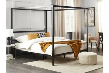 Denaya Himmelsseng 180x200 cm - Svart - Møbler - Senger - Himmelseng