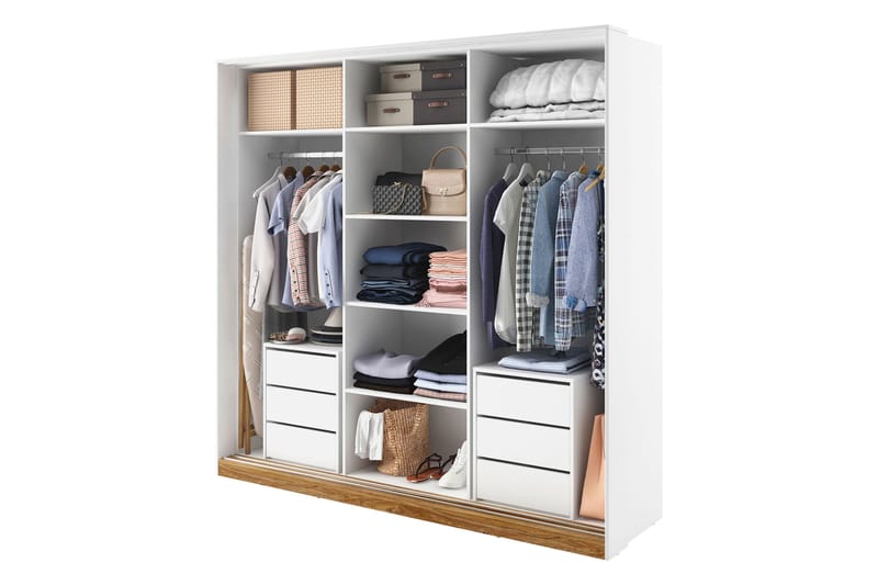 Dentrona Møbelsett For Soverom - Beige/Grå - Møbler - Senger - Møbelsett til soverom