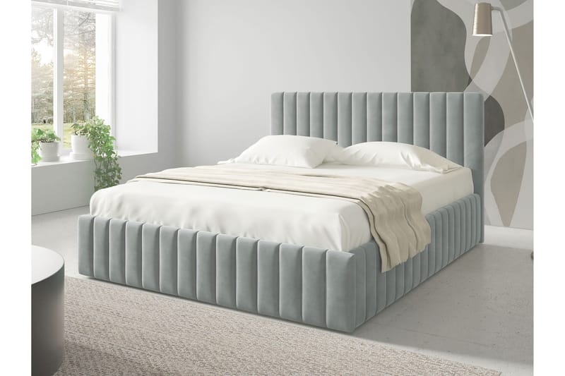 Desio Oppbevaringsseng 140x200 cm, Brun
