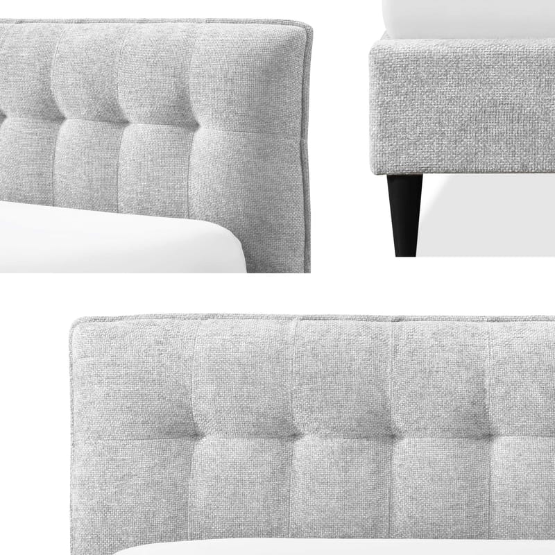 Deyros sengeramme 160x200 cm - grå - Møbler - Senger - Sengeramme & sengestamme