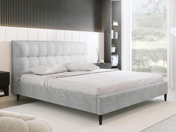 Deyros sengeramme 180x200 cm - grå - Møbler - Senger - Sengeramme & sengestamme