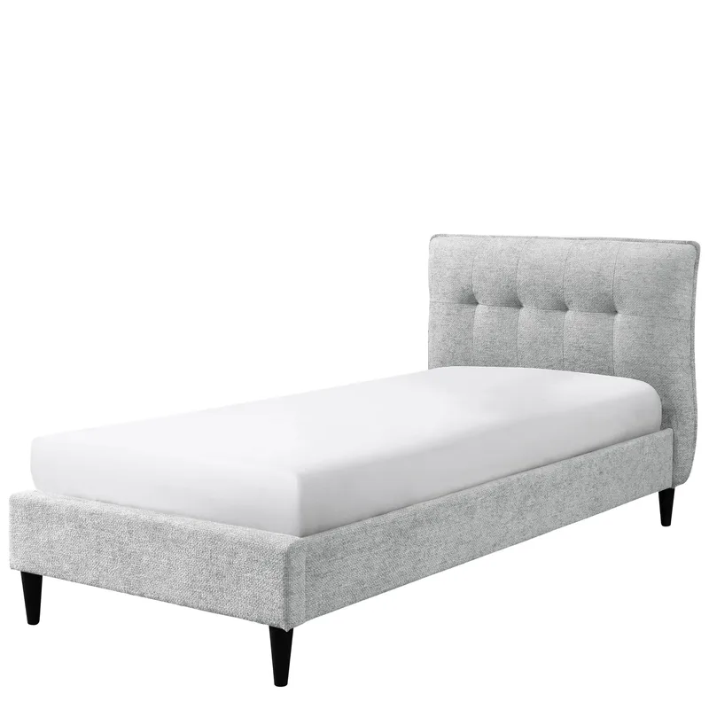 Deyros sengeramme 90x200 cm, grå