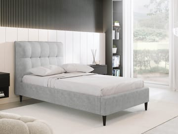 Deyros sengeramme 90x200 cm - grå - Møbler - Senger - Sengeramme & sengestamme