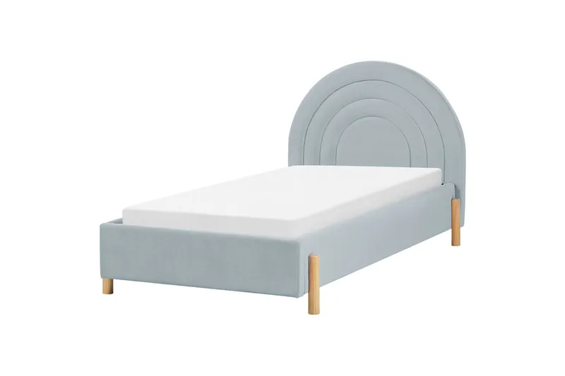 Diantha Sengramme 90x200 cm, Blå/Lyst tre