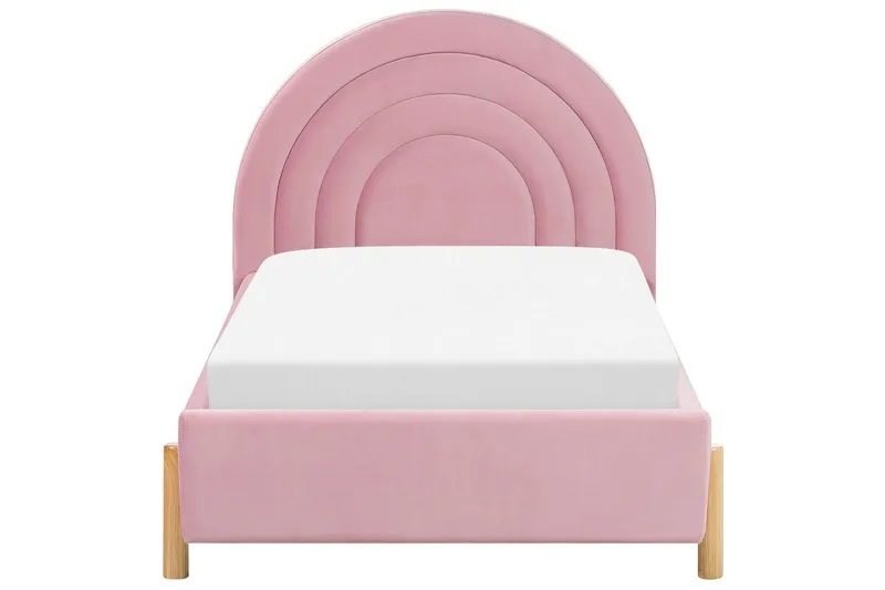 Diantha Sengramme 90x200 cm - Rosa/Lyst tre - Møbler - Senger - Sengeramme & sengestamme