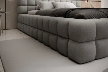 Dizzle Sengeramme 140x200 cm - Grå - Møbler - Senger - Senger med oppbevaring