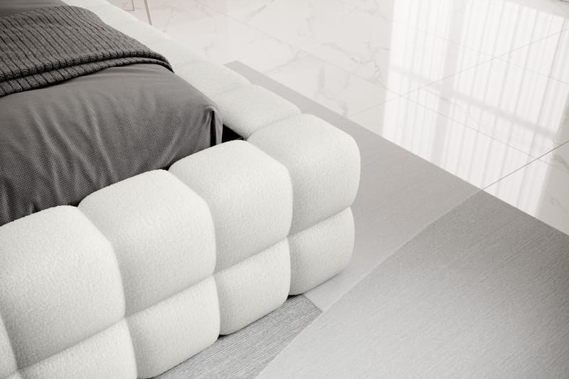 Dizzle Sengeramme 140x200 cm - Hvit - Møbler - Senger - Senger med oppbevaring