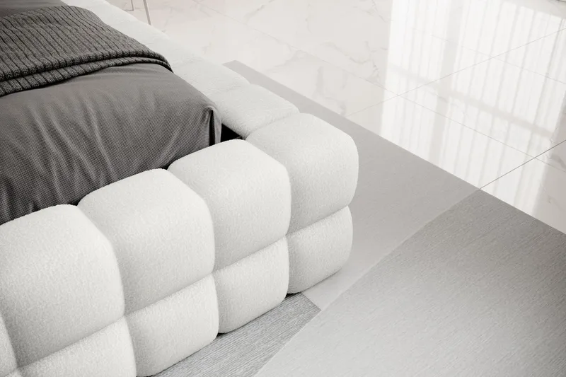 Dizzle Sengeramme 140x200 cm - Hvit - Møbler - Senger - Senger med oppbevaring