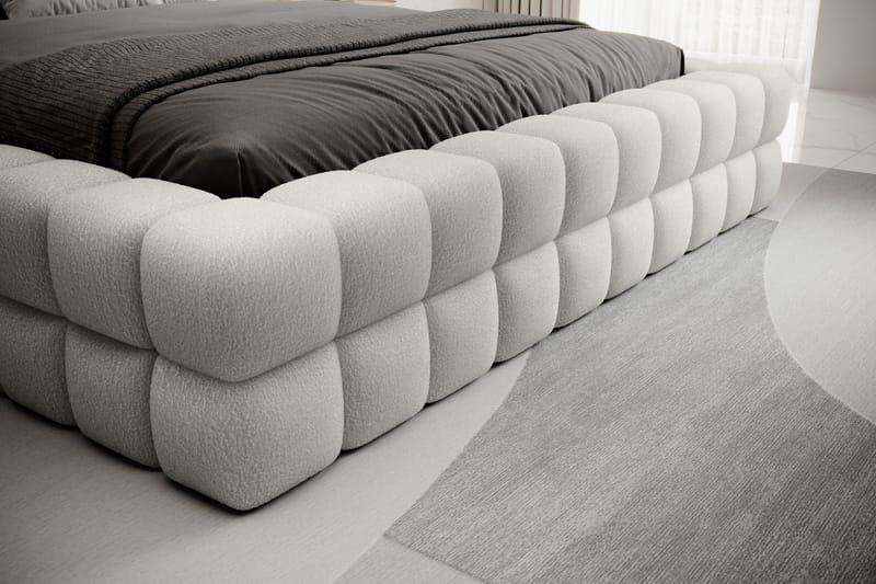 Dizzle Sengeramme 140x200 cm - Hvit - Møbler - Senger - Senger med oppbevaring
