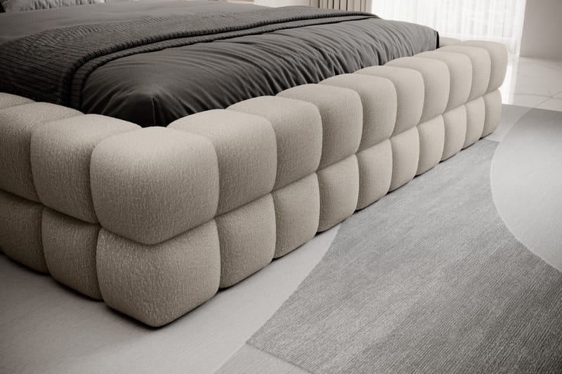 Dizzle Sengeramme 160x200 cm - Beige - Møbler - Senger - Senger med oppbevaring