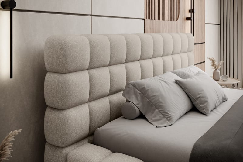 Dizzle Sengeramme 160x200 cm - Beige - Møbler - Senger - Senger med oppbevaring