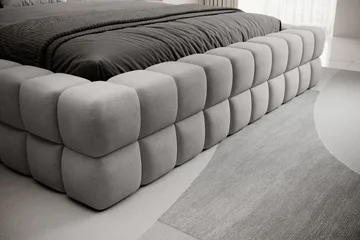 Dizzle Sengeramme 160x200 cm - Grå - Møbler - Senger - Senger med oppbevaring