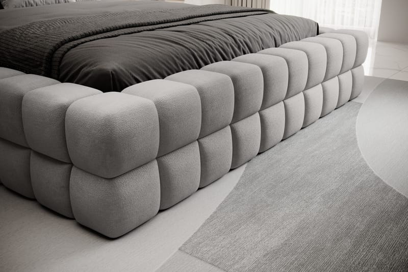 Dizzle Sengeramme 160x200 cm - Grå - Møbler - Senger - Senger med oppbevaring