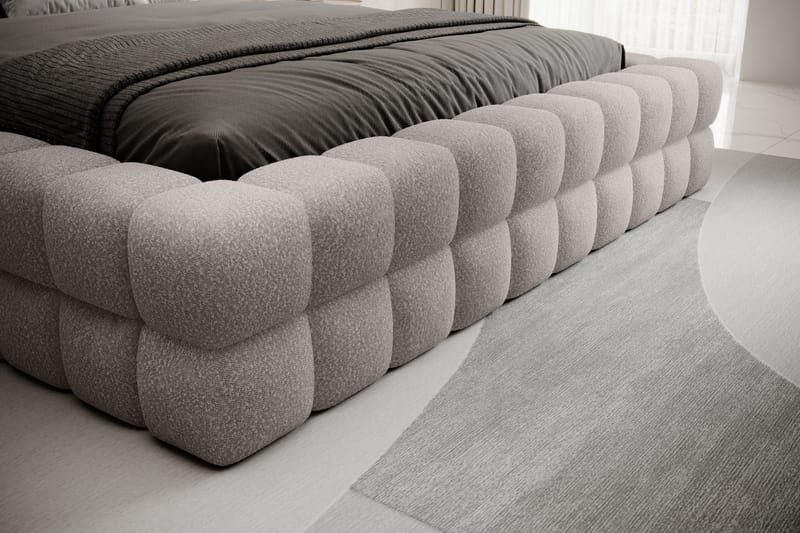 Dizzle Sengeramme 160x200 cm - Grå - Møbler - Senger - Senger med oppbevaring