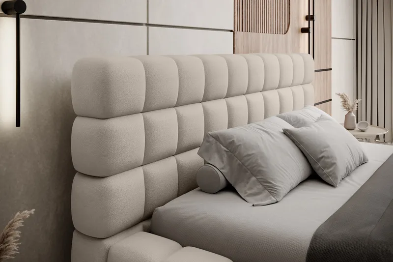 Dizzle Sengeramme 180x200 cm - Beige - Møbler - Senger - Senger med oppbevaring