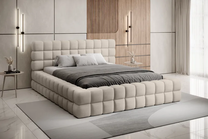 Dizzle Sengeramme 180x200 cm - Beige - Møbler - Senger - Senger med oppbevaring