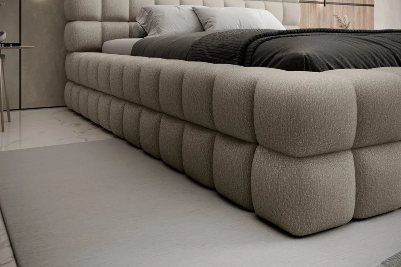 Dizzle Sengeramme 180x200 cm - Beige - Møbler - Senger - Senger med oppbevaring