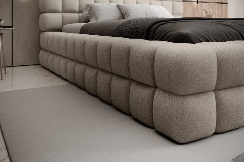 Dizzle Sengeramme 180x200 cm - Beige - Møbler - Senger - Senger med oppbevaring