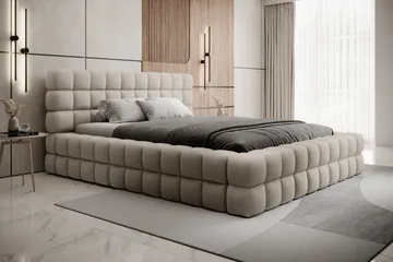 Dizzle Sengeramme 180x200 cm - Beige - Møbler - Senger - Senger med oppbevaring