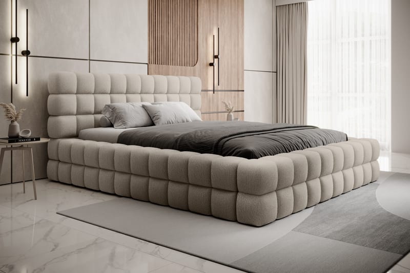 Dizzle Sengeramme 180x200 cm - Beige - Møbler - Senger - Senger med oppbevaring