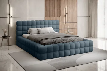 Dizzle Sengeramme 180x200 cm - Blå - Møbler - Senger - Senger med oppbevaring
