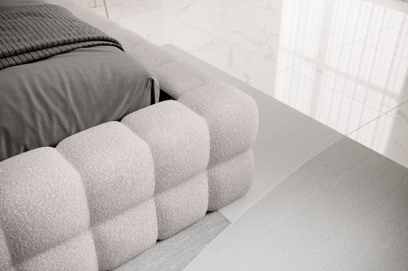 Dizzle Sengeramme 180x200 cm - Grå - Møbler - Senger - Senger med oppbevaring