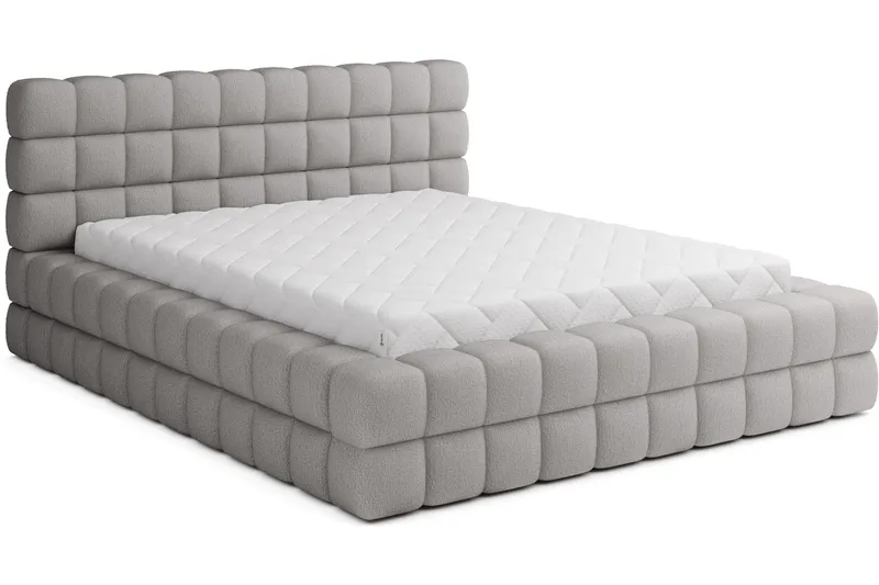 Dizzle Sengeramme 180x200 cm - Grå - Møbler - Senger - Senger med oppbevaring