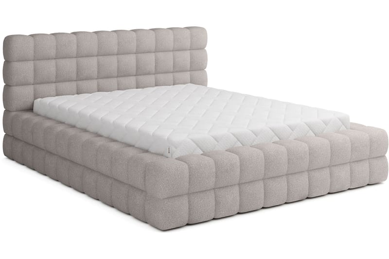 Dizzle Sengeramme 180x200 cm - Grå - Møbler - Senger - Senger med oppbevaring