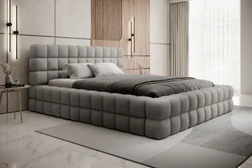 Dizzle Sengeramme 180x200 cm - Grå - Møbler - Senger - Senger med oppbevaring