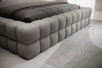 Dizzle Sengeramme 180x200 cm - Grå - Møbler - Senger - Senger med oppbevaring