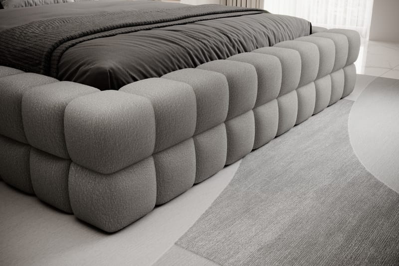 Dizzle Sengeramme 180x200 cm - Grå - Møbler - Senger - Senger med oppbevaring