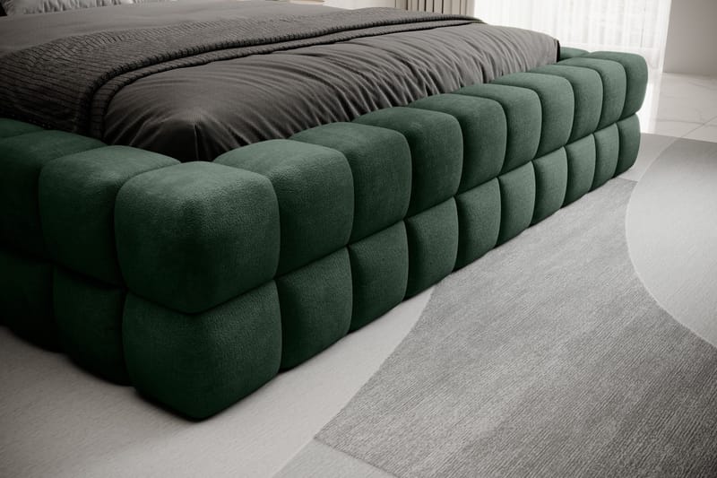 Dizzle Sengeramme 180x200 cm - Grønn - Møbler - Senger - Senger med oppbevaring