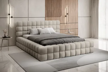 Dizzle Sengramme 140x200 cm - Beige - Møbler - Senger - Senger med oppbevaring