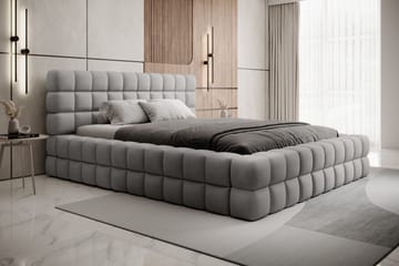 Dizzle Sengramme 140x200 cm - Grå - Møbler - Senger - Senger med oppbevaring