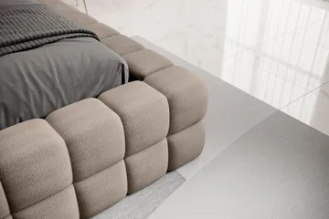 Dizzle Sengramme 140x200 cm - Mørk beige - Møbler - Senger - Senger med oppbevaring